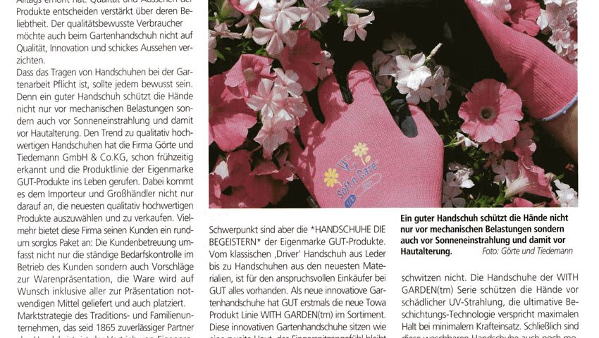 Qualitativ hochwertige Gartenhandschuhe